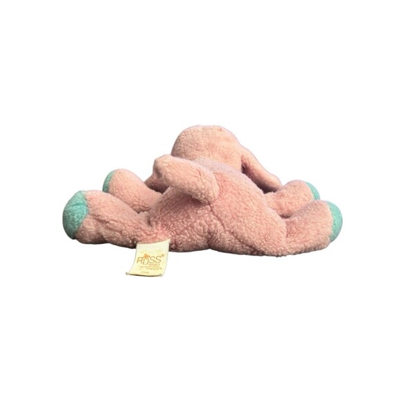 Russ Yomiko Dreamers Pink Dachshund Puppy Dog Plush Rare HTF Beanie Plush Small - Picture 6 of 9